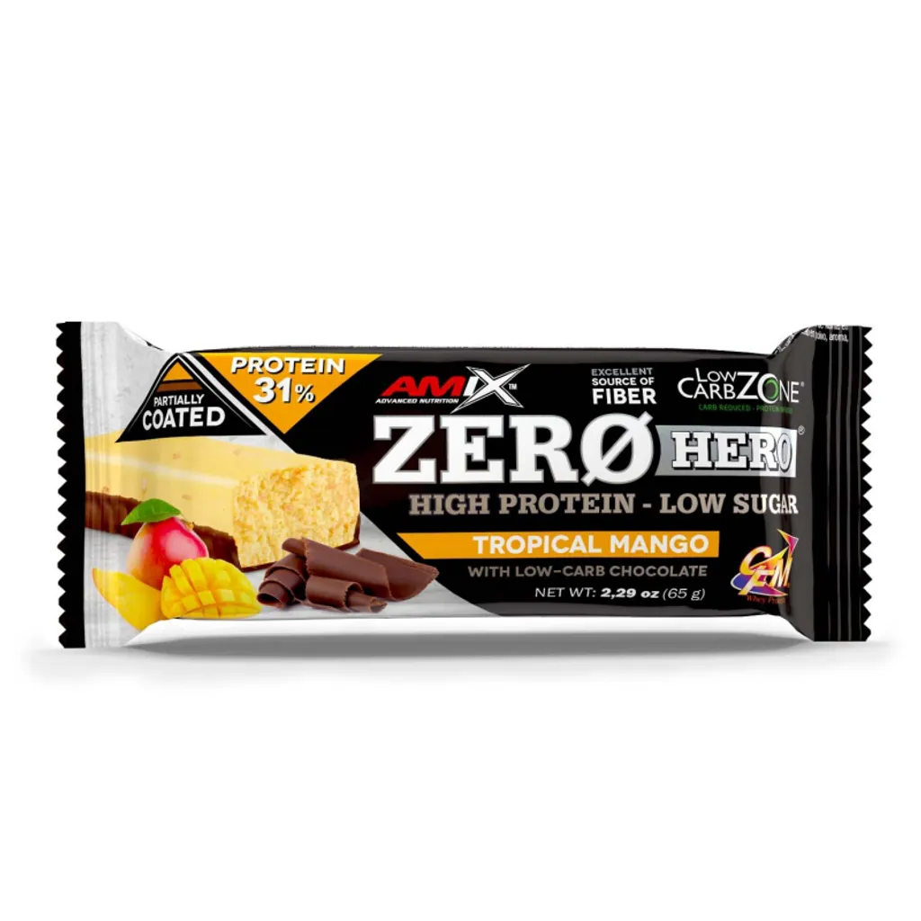 Amix Zero Hero Proteinriegel 65g Mango Bar Durchsichtig  Durchsichtig One Size