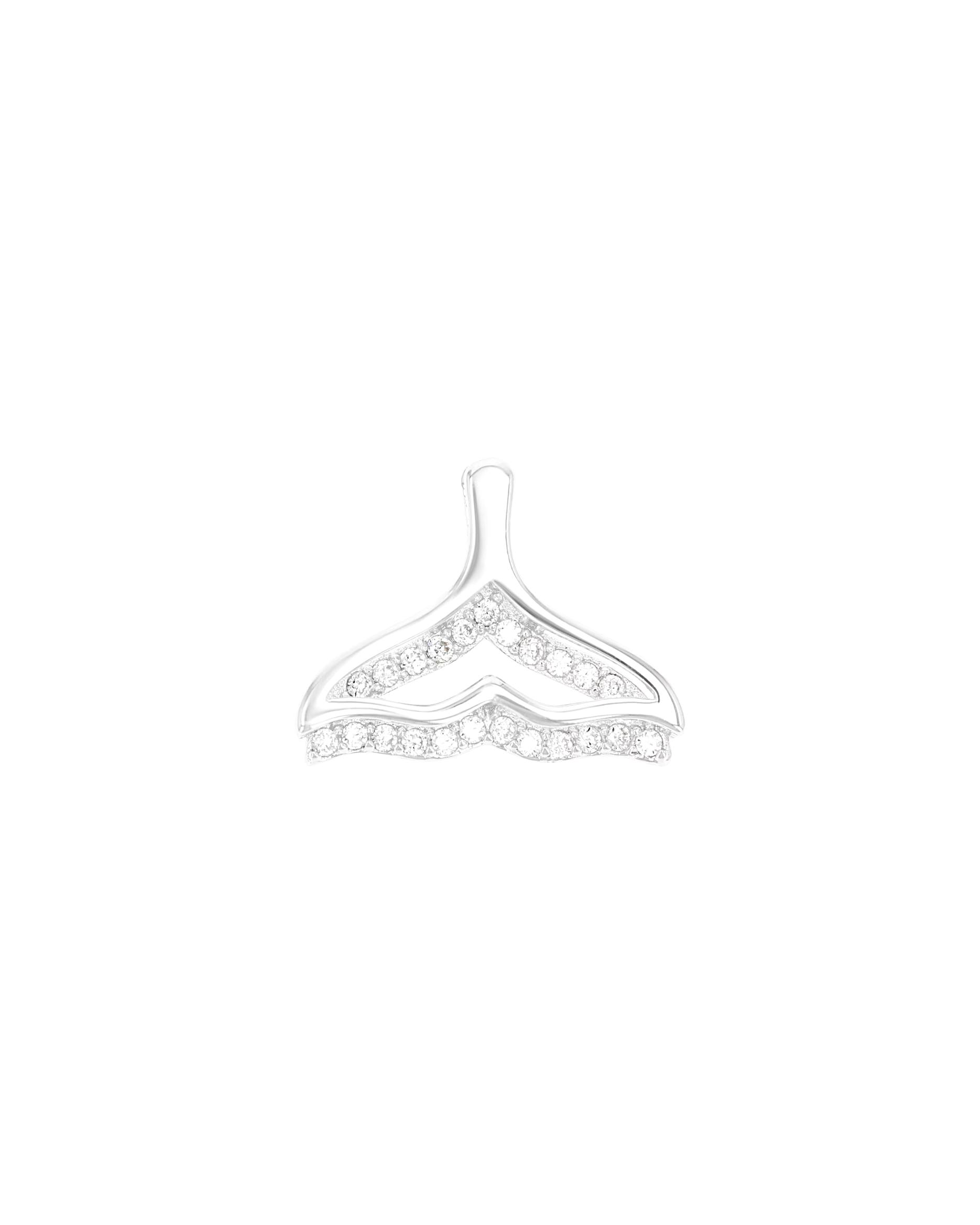 amor pendant motif pendant for women, 925 sterling silver, synthetic zirconia | fin