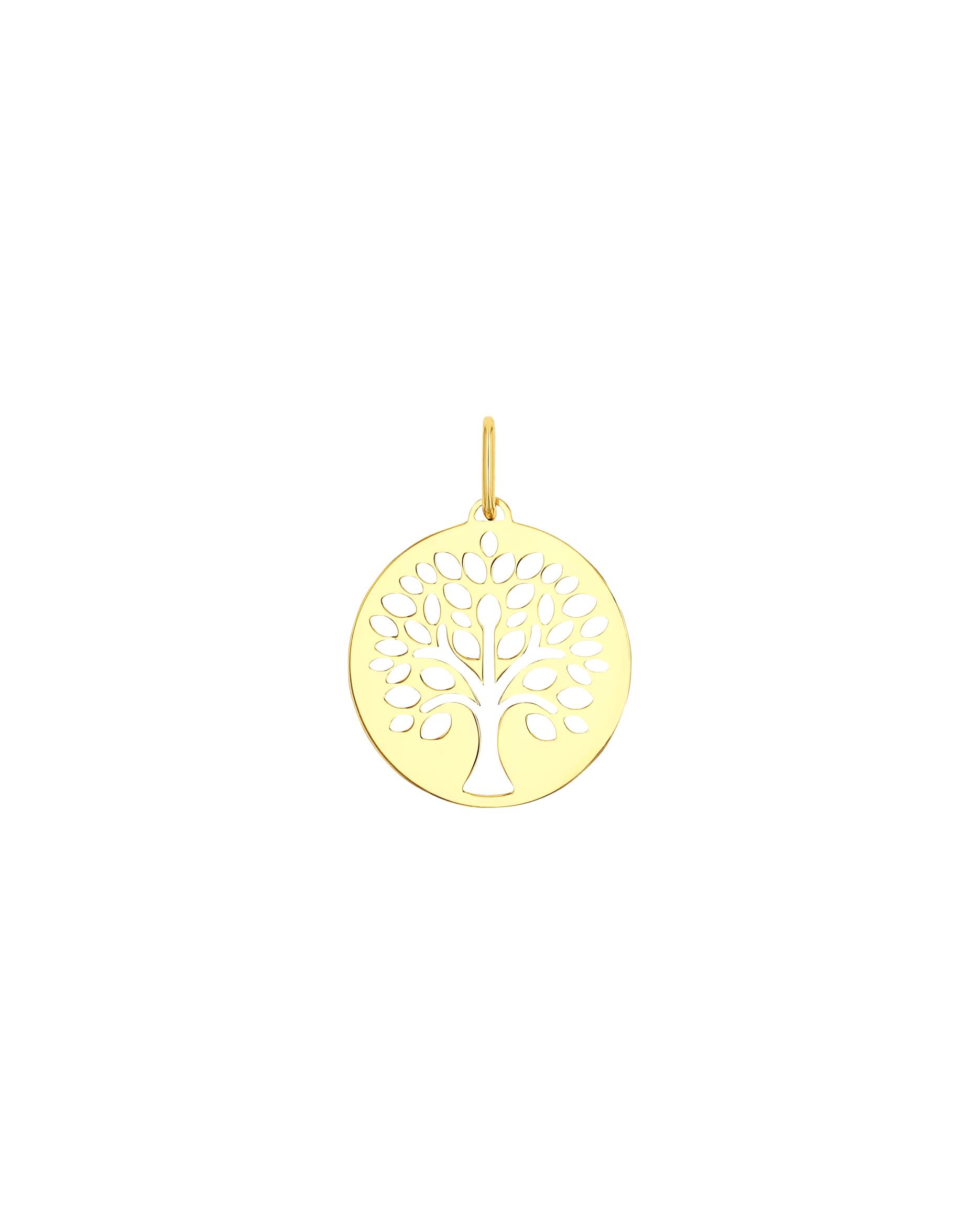 amor pendant motif pendant for women, gold 375 | Tree of life