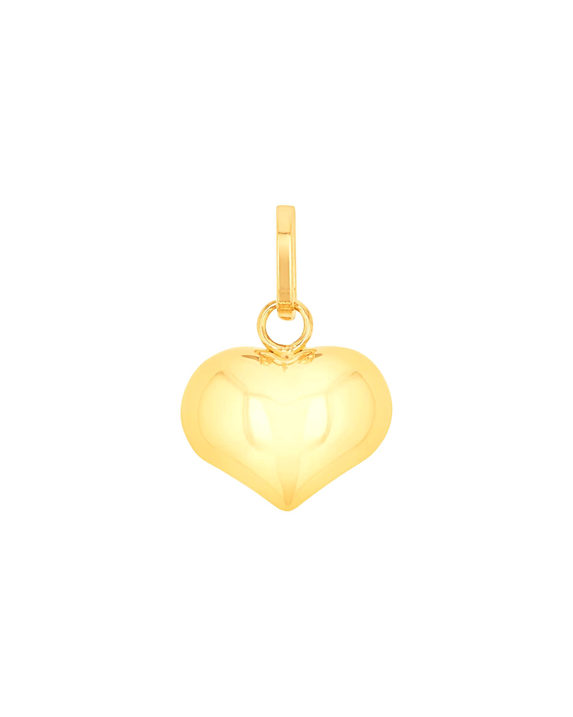 amor pendant motif pendant for women, gold 585 | Heart