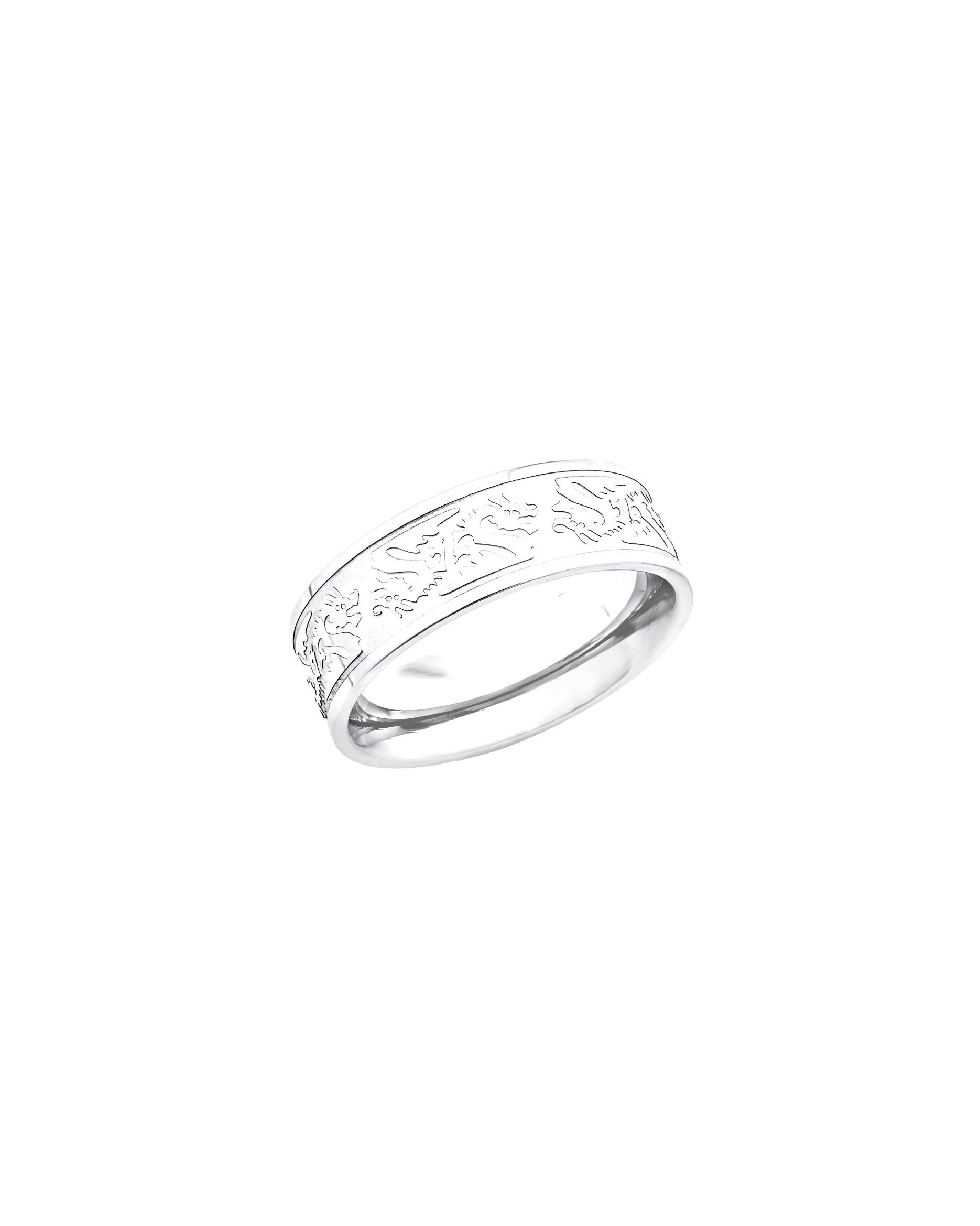 amor ring ring for men, stainless steel | Dragons