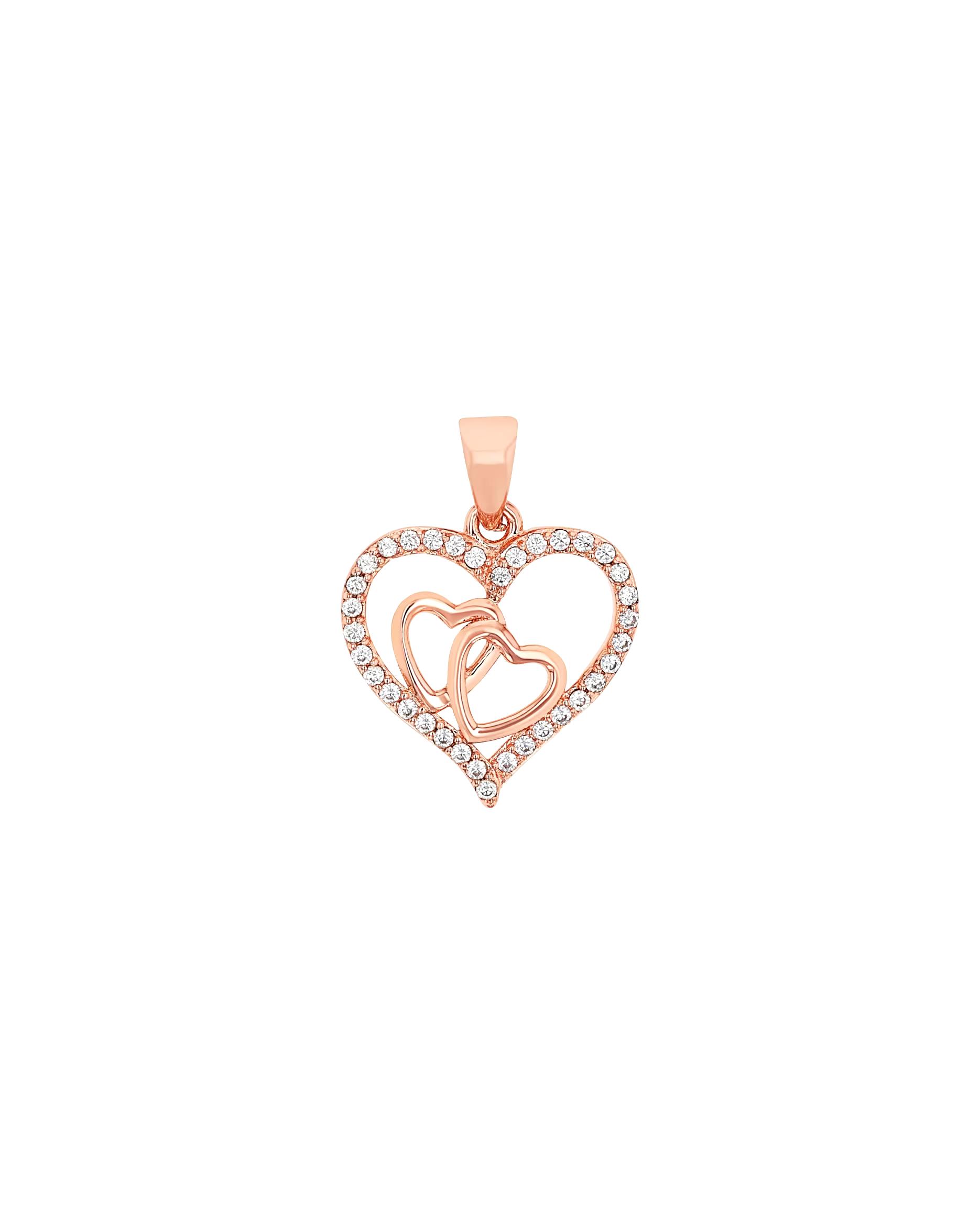 amor jewelry pendant motif pendant for women, 925 sterling silver, synthetic zirconia. | Heart