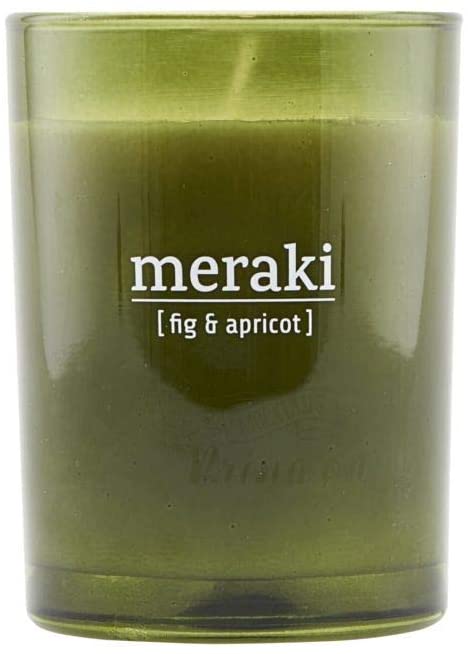 Meraki Scented Candle Fig And Apricot Height 10.5 Cm Diameter 8 Cm