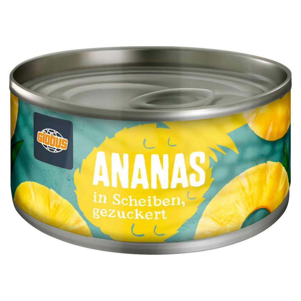 Pineapple slices, sugared
