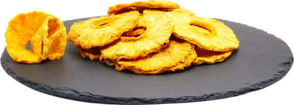 Pineapple rings (dried, natural) 1kg | Dried fruit | Pure pineapple | Dried fruit