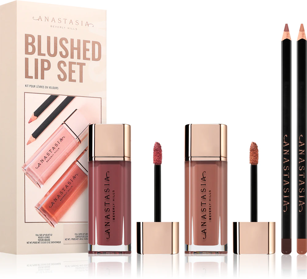 Anastasia Beverly Hills Blushed Lip Set Gift set for lips