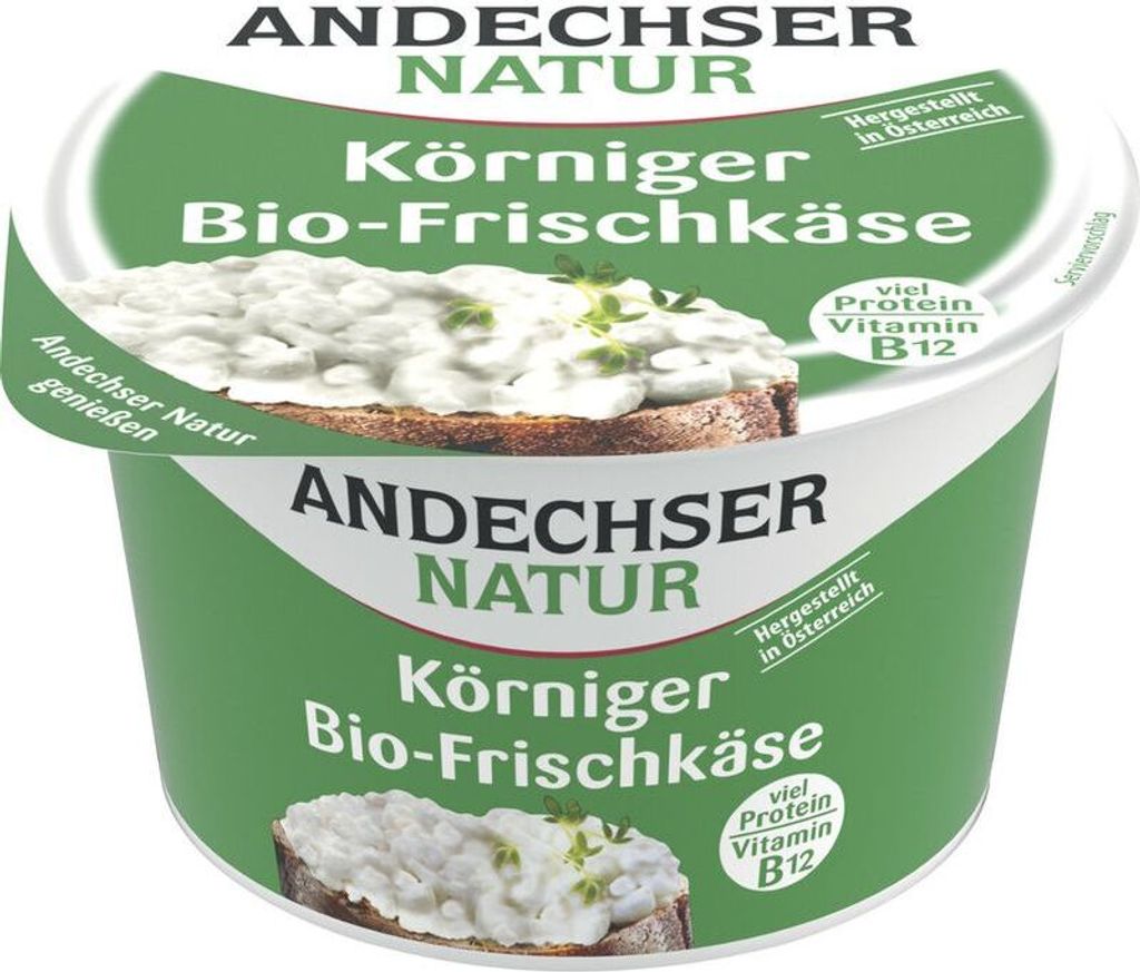 Andechser Natur körniger Frischkäse 20% -- 200g x 6  - 6er Pack VPE