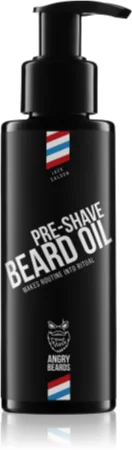 Angry Beards Jack Saloon Before Shave Oil for a supple beard for wet and dry shaving
