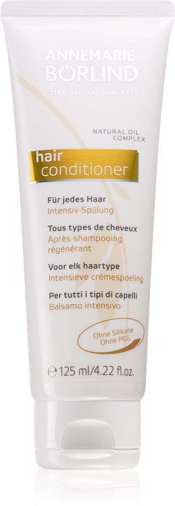 ANNEMARIE BÖRLIND SEIDE NATURAL intensive regenerating conditioner for all hair types