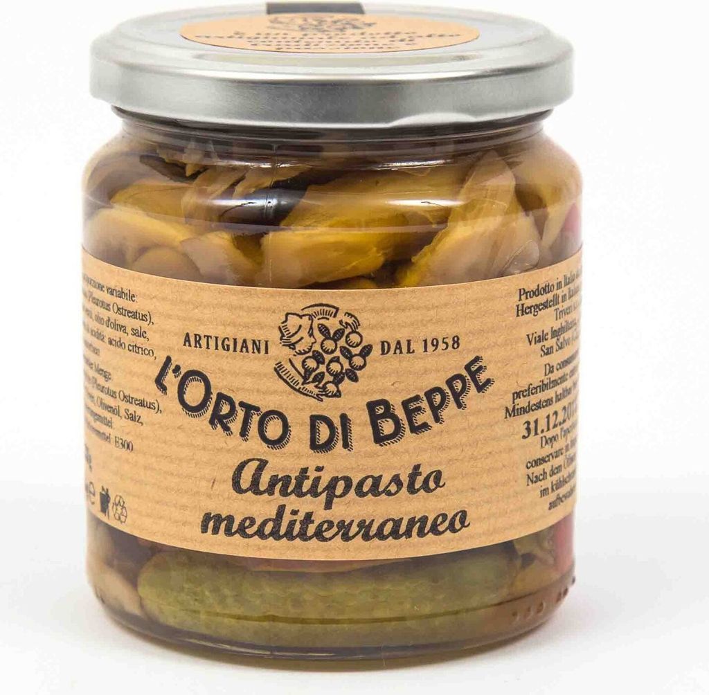Antipasto Mediterraneo 314 ml. - LOrto di Beppe