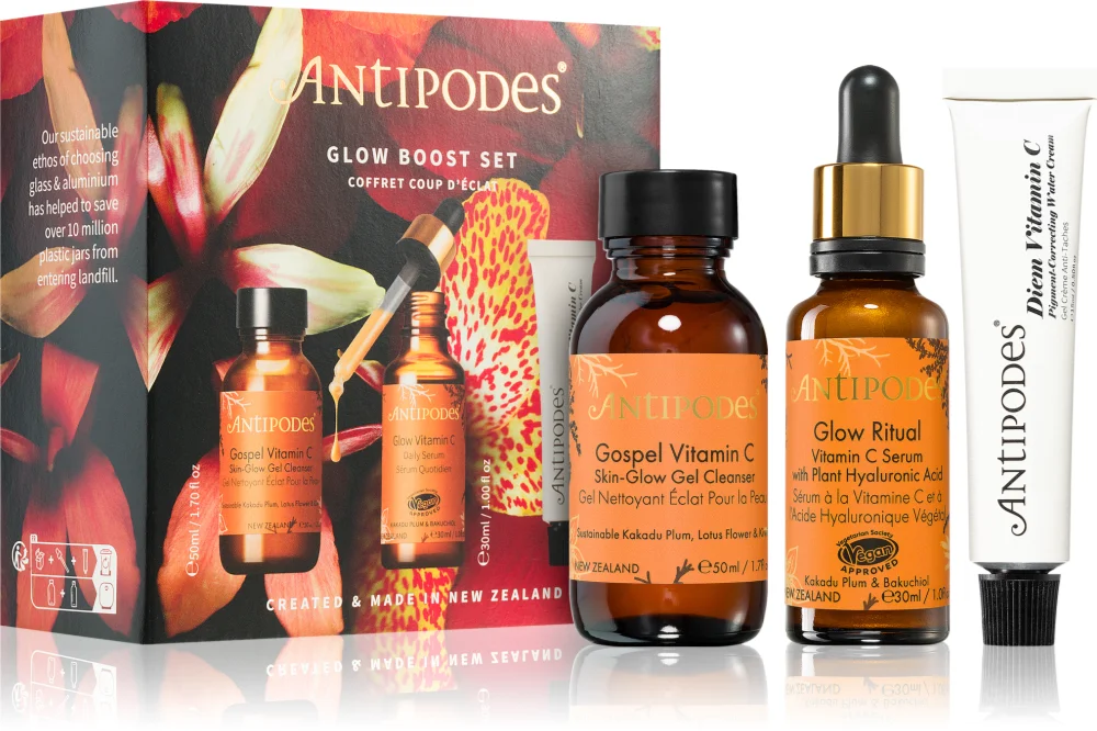 Antipodes Glow Boost Set Set (for facial skin rejuvenation)