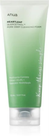 Anua Heartleaf Quercetinol Pore Deep Cleansing Foam Deep cleansing foam for oily and combination skin