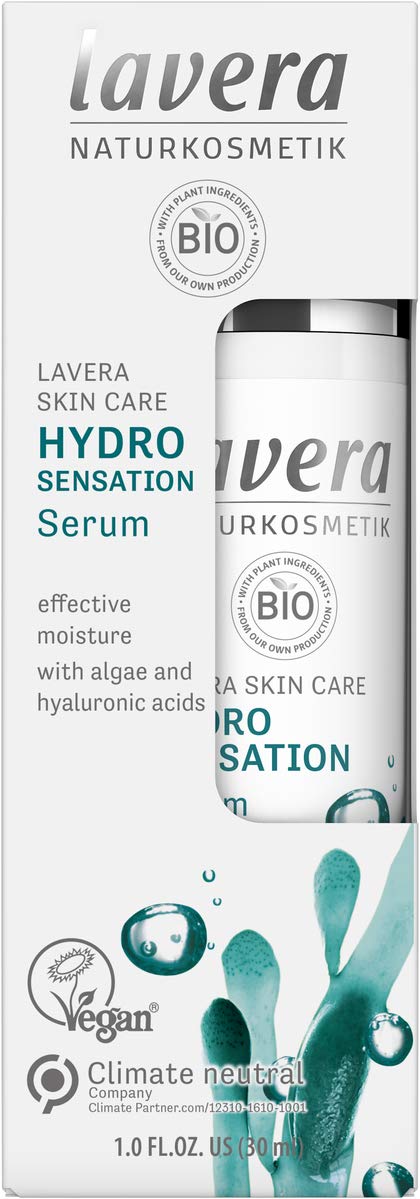 Lavera Hydro Sensation Serum with Organic Algae and Natural Hyaluronic Acids, Moisturising Care, Fast Absorption, Natural Cosmetics, Vegan, Certified, 30 ml