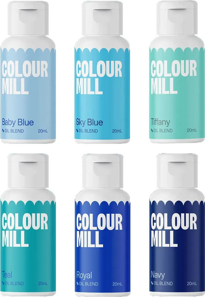AOS Set | Color Mill food coloring Blue Colors Set 6x 20ml