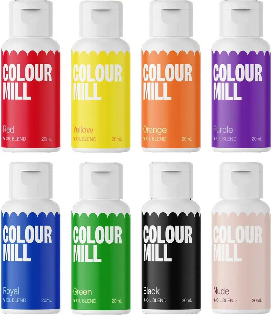 AOS Set | Colour Mill Food Colouring Primary Set II 8x 20ml