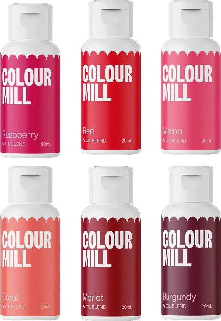 AOS Set | Color Mill food coloring Red Colors Set 6x 20ml