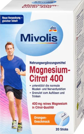 Mivolis magnesium citrate, granules 20 sticks, 120 g