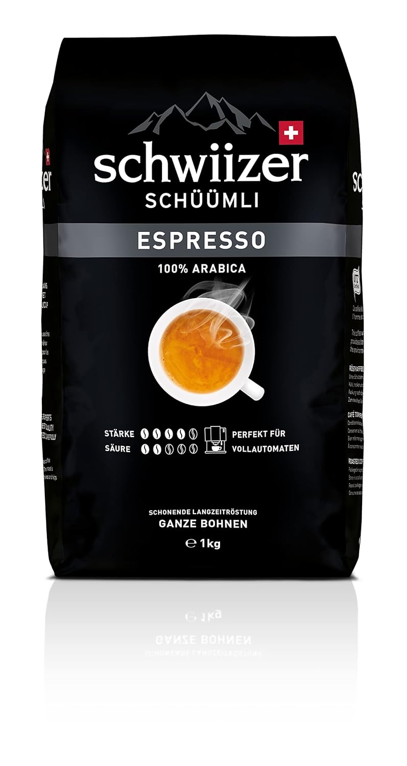 Schwiizer Schüümli Espresso Coffee Beans 1000g