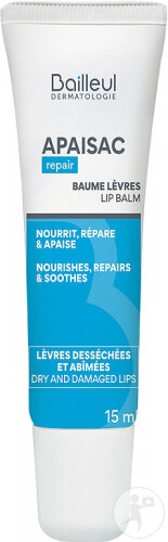 Apaisac Nourishing Lip Balm For Sensitive Dry And Fragile Skin Tube 15ml