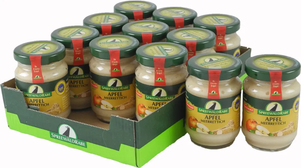 Apfel-Meerrettich von Spreewald-Rabe 12er Set (12 Gläser à 100 g)