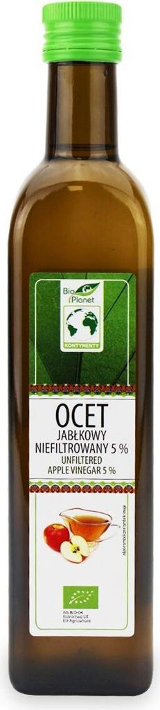 APPLE CIDER VINEGAR 5% UNFILTERED 500 ml - PLANET