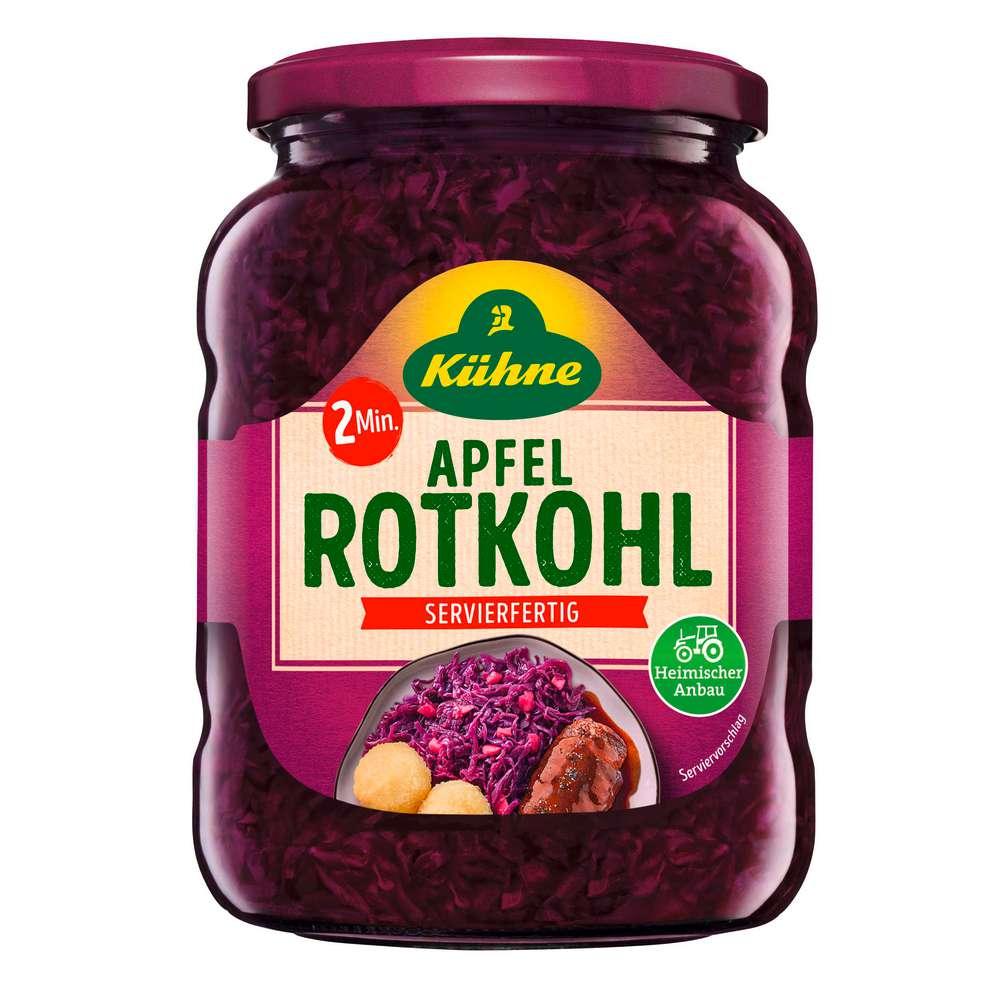 Apple red cabbage, ready-made