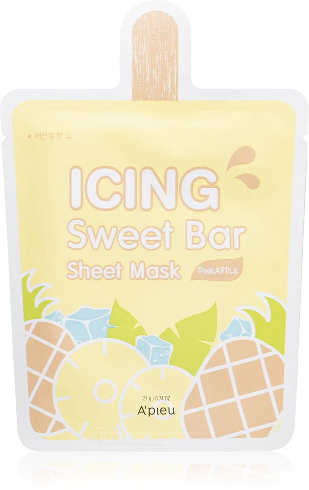 A’pieu Icing Sweet Bar Mask Pineapple cell layer mask with refreshing effect