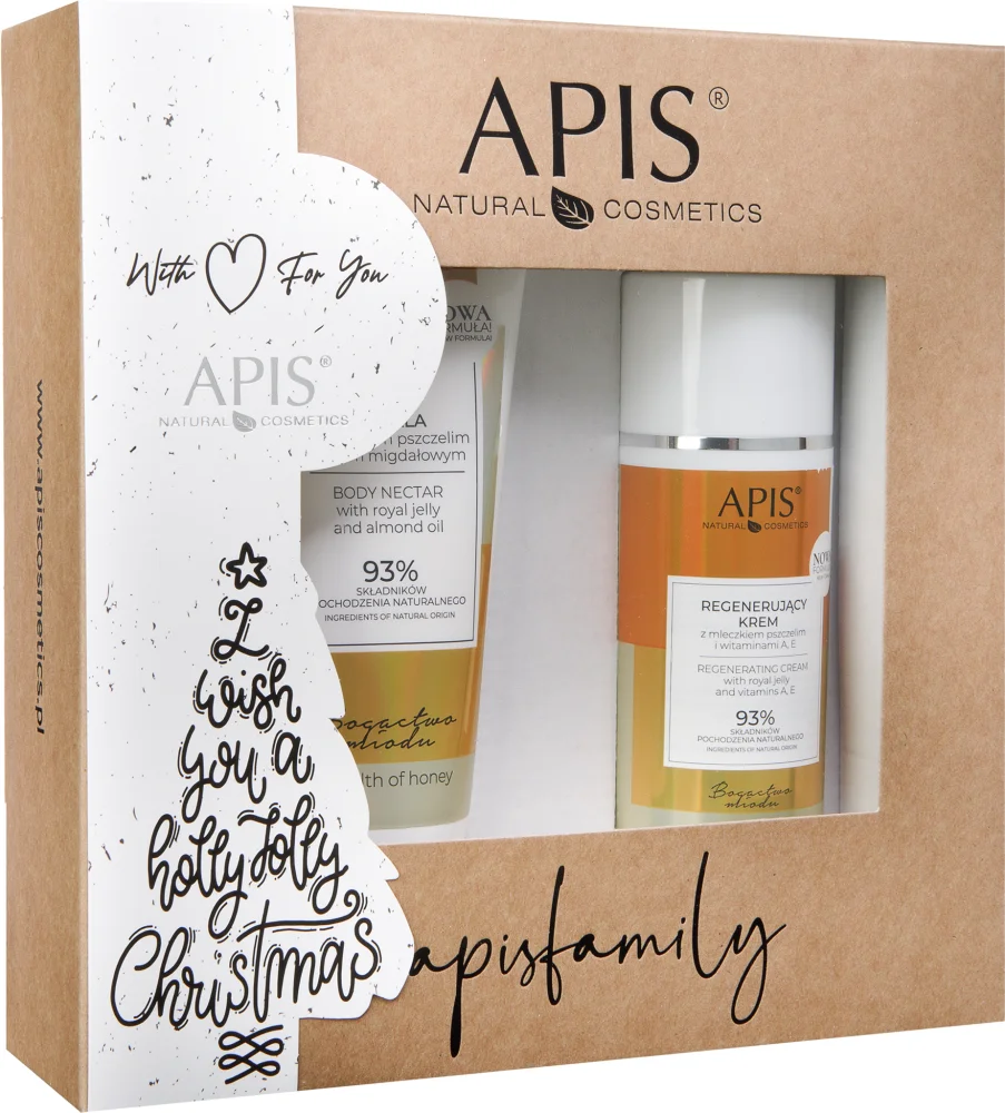 Apis Natural Cosmetics Wealth Of Honey Gift Set (for Body and Face)