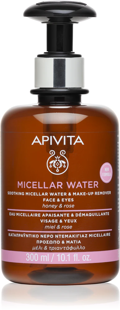 Apivita Cleansing Micellar Water soothing micellar water for the face and eyes