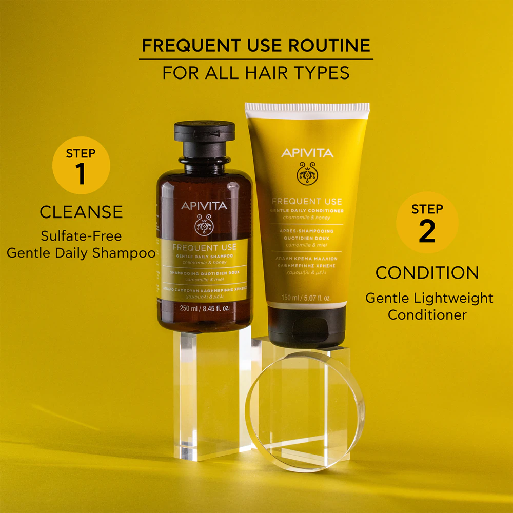 Apivita Frequent Use Gentle Daily Shampoo Shampoo for daily washing with chamomile