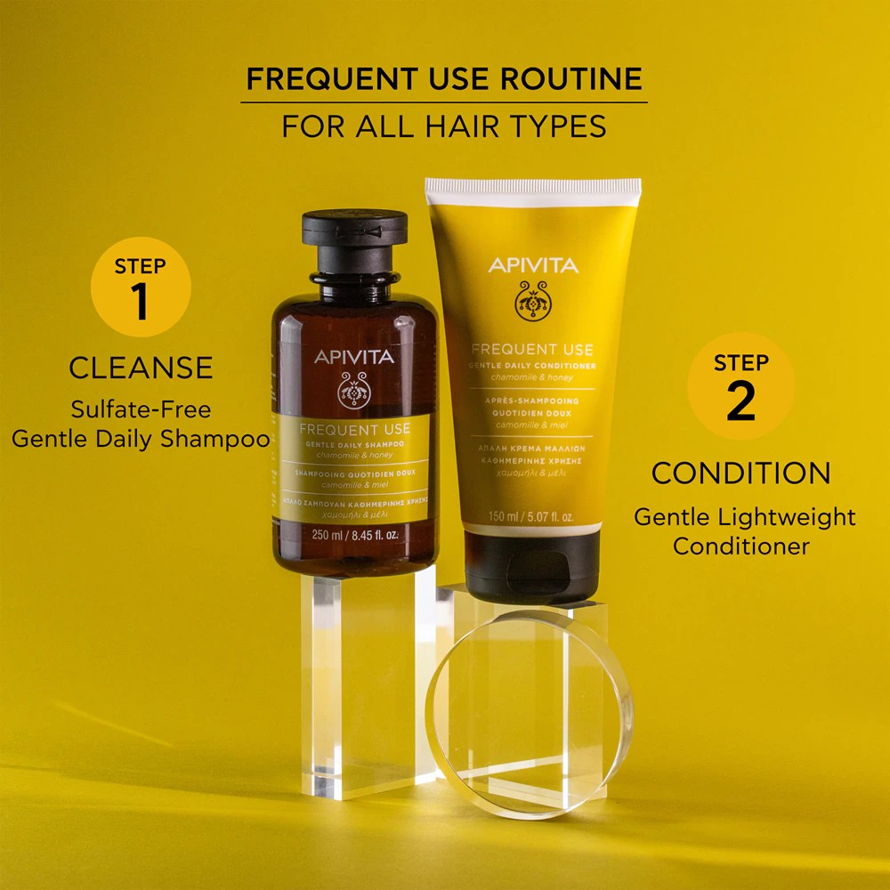 Apivita Frequent Use Gentle Daily Shampoo Shampoo for daily washing with chamomile