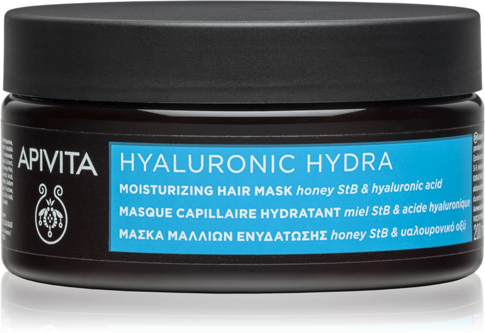 Apivita Hyaluronic Hydra Moisturizing Hair Mask intensive hydrating mask for the hair