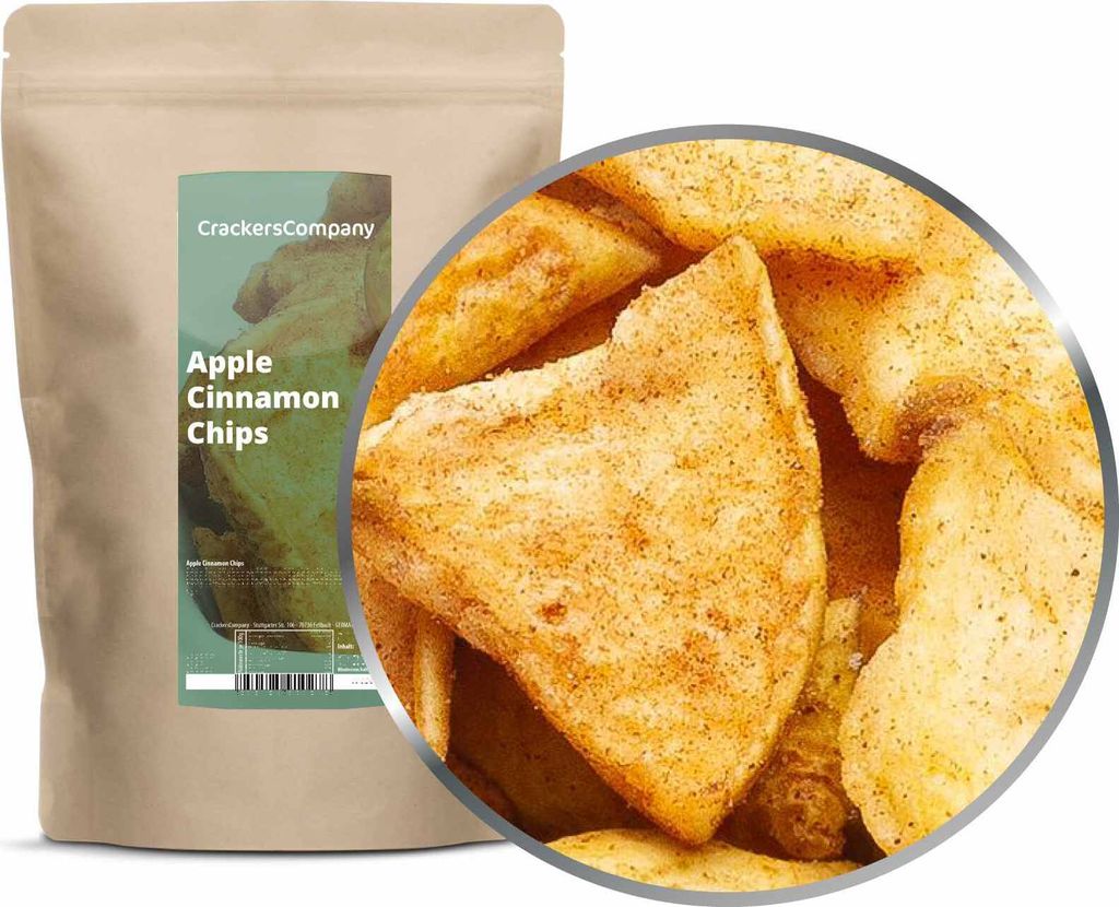 APPLE CINNAMON CHIPS ZIP bag 130g