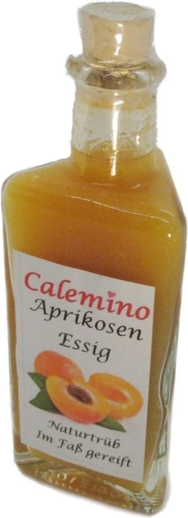 Apricot vinegar with 50% fresh apricots, naturally cloudy, 100ml