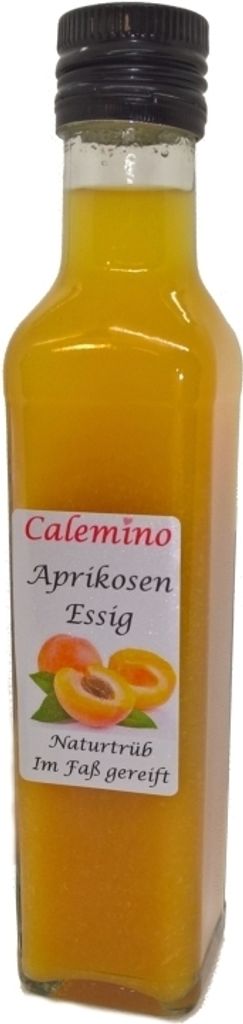 Apricot vinegar with 50% fresh apricots, naturally cloudy, 500ml