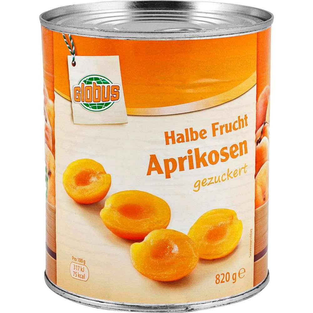 Apricots, half fruit, sugared