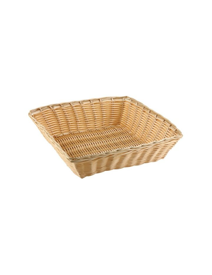 Aps Bread And Fruit Basket, Square-24 X 24 Cm, H: 6 Cm - Set Of 6