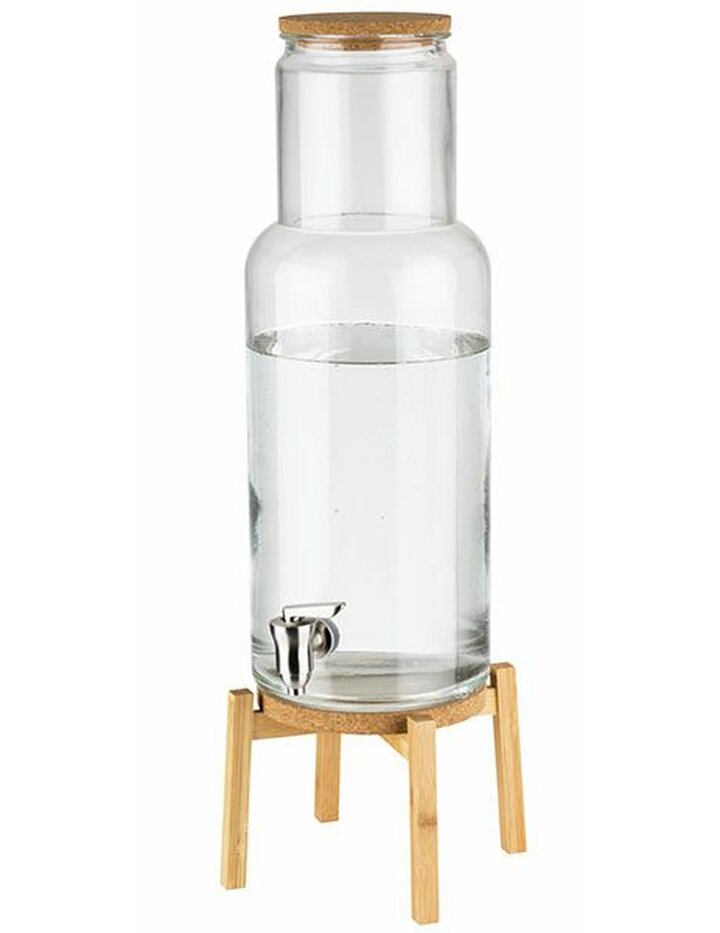 Aps Beverage Dispenser Nordic Wood-23 X 23 Cm, H: 60,5 Cm