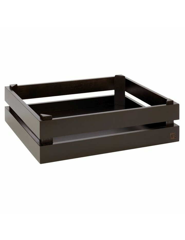 Aps Wooden Box-Superbox-35 X 29 Cm, H: 10.5 Cm Black
