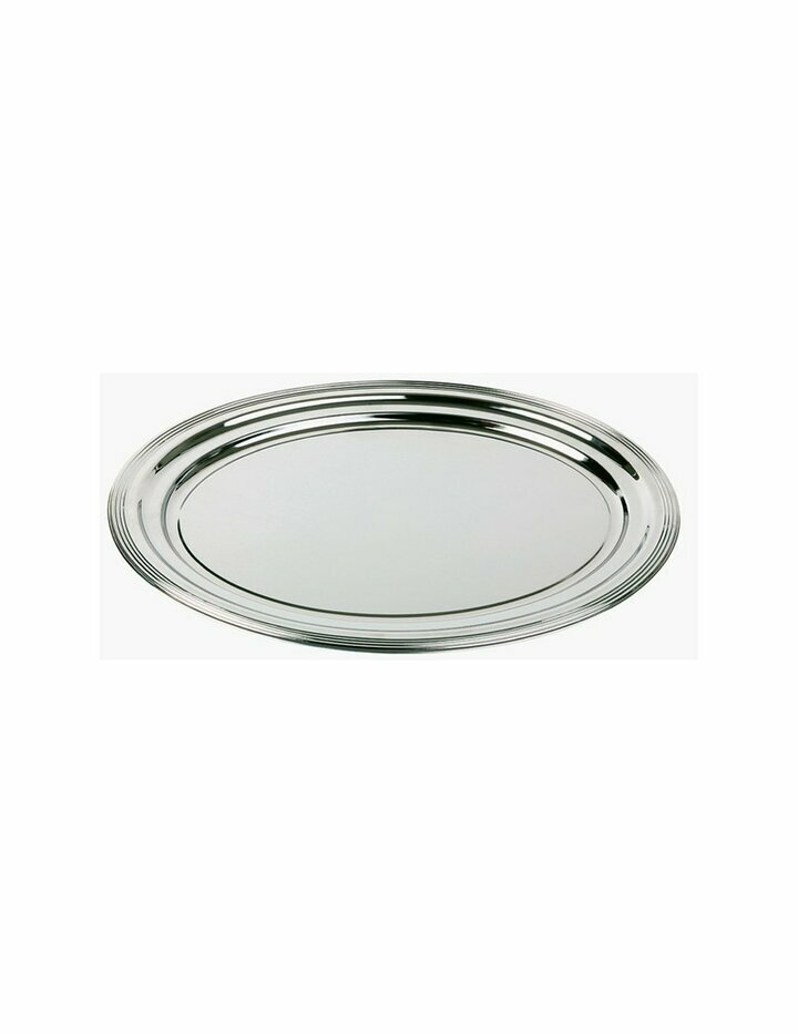 Aps Party Plate, Oval Classic-46 X 34 Cm, Metal - Set Of 2