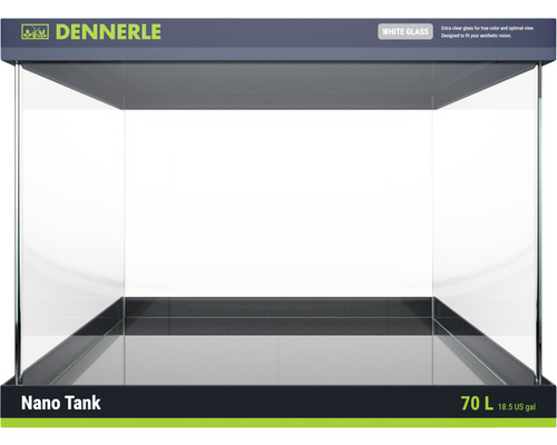Aquarium DENNERLE Scapers Tank white glass 70 l with foam pad 50 x 39 x 36 cm