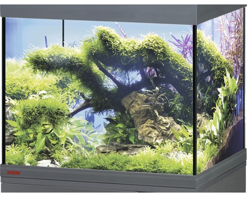 Aquarium, glass tank EHEIM GB 82 vivalineLED 126, approx. 81 x 36 x 40 cm, approx. 126 l, only with anthracite upper cover, without lighting and other technology, without content