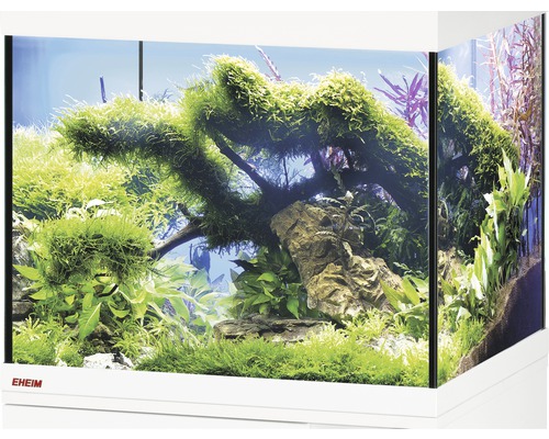 Aquarium, glass tank EHEIM GB 82 vivalineLED 126, approx. 81 x 36 x 40 cm, approx. 126 l, only with white upper cover, without lighting and other technology, without content