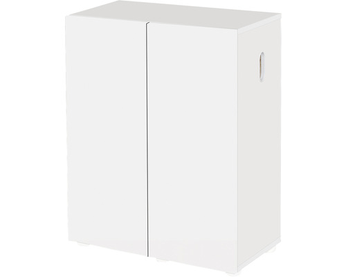 Aquarium base cabinet AQUAEL UltraScape 60 x 30 x 80 cm snow, top shelf approx. 28 cm deep