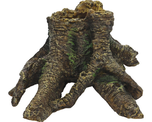 Aquarium decoration hobby tree stump 1 16 x 13 x 8 cm brown