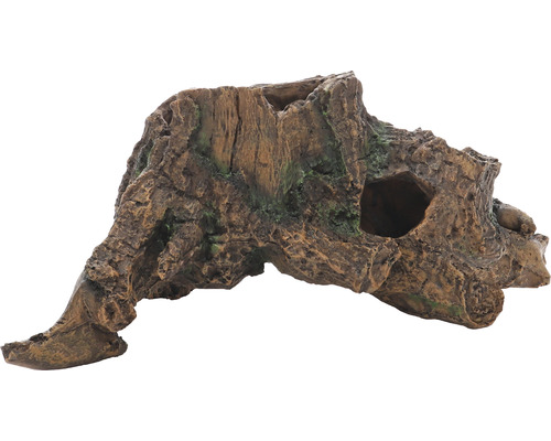 Aquarium decoration hobby tree stump 2 36 x 22 x 15 cm brown