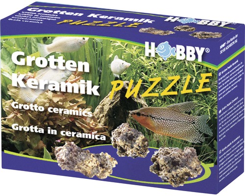 Aquarium decoration HOBBY grotto puzzle ceramic