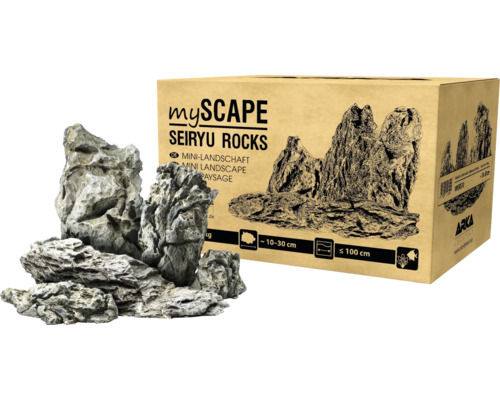 Aquarium decoration set ARKA mySCAPE Rocks Seiryu 10 kg mini landscape for aquariums up to approx. 100 cm aquascaping