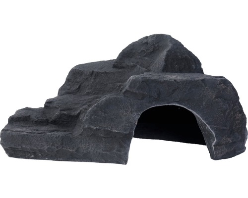 Aquarium decoration VARIOGART Cave XL slate anthracite