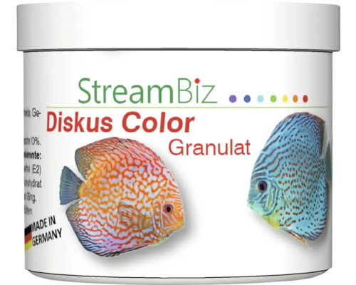 Aquarium fish food StreamBiz Diskus Color granules, color food 80 g